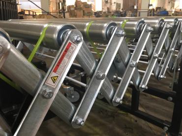 flexible powered roller conveyor