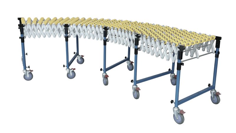 flexible skate wheel conveyor layout