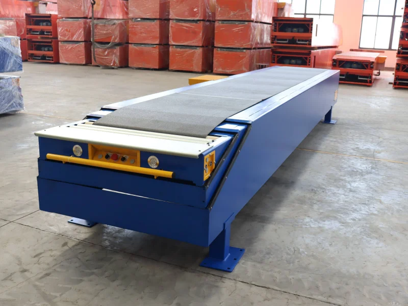 5m and 3 Section Telescopic Belt Conveyor, Telescopic length 7m