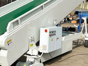 control panel on side carriage frame