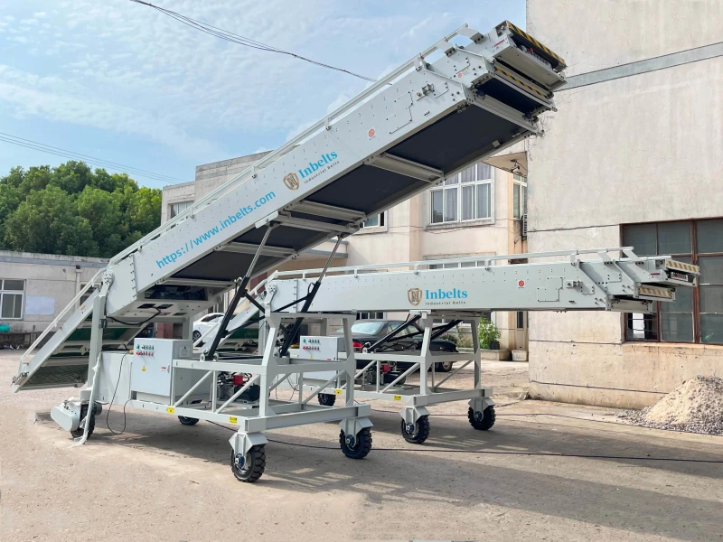 Telescopic Belt Conveyor for Package Loading and Unloading