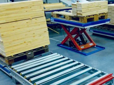 pallet roller conveyor