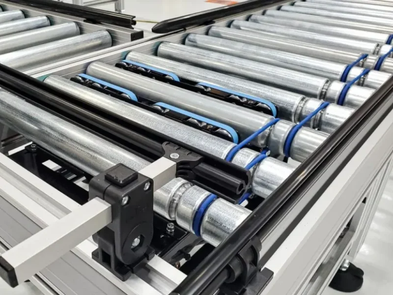 Belt Driven Roller Conveyor for Light to Medium Loads