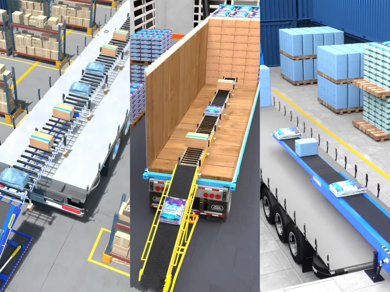 Trailer Unloading Conveyor